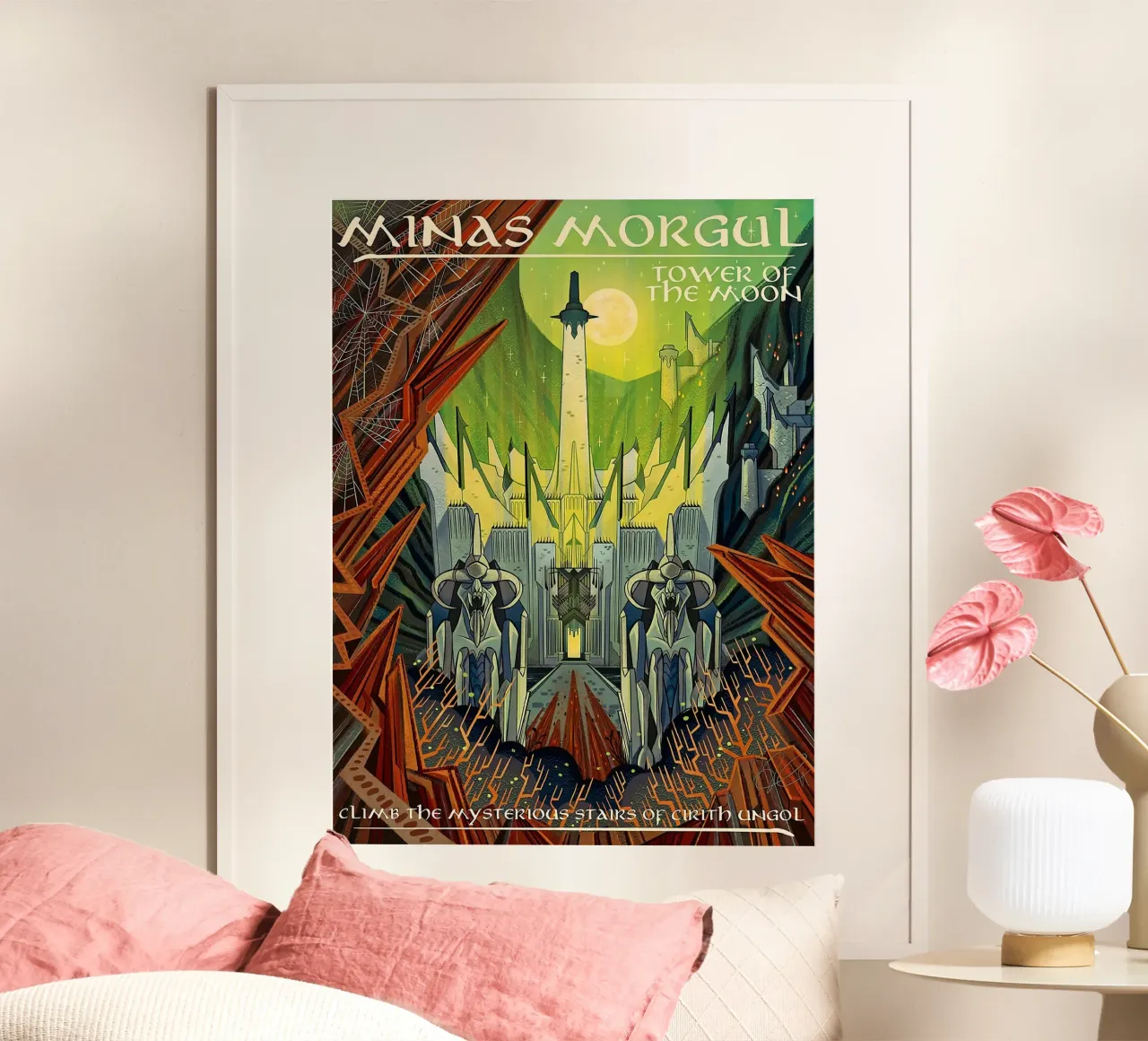 Minas Morgul Torre della Luna carta hahnemühle da Junkie Movie