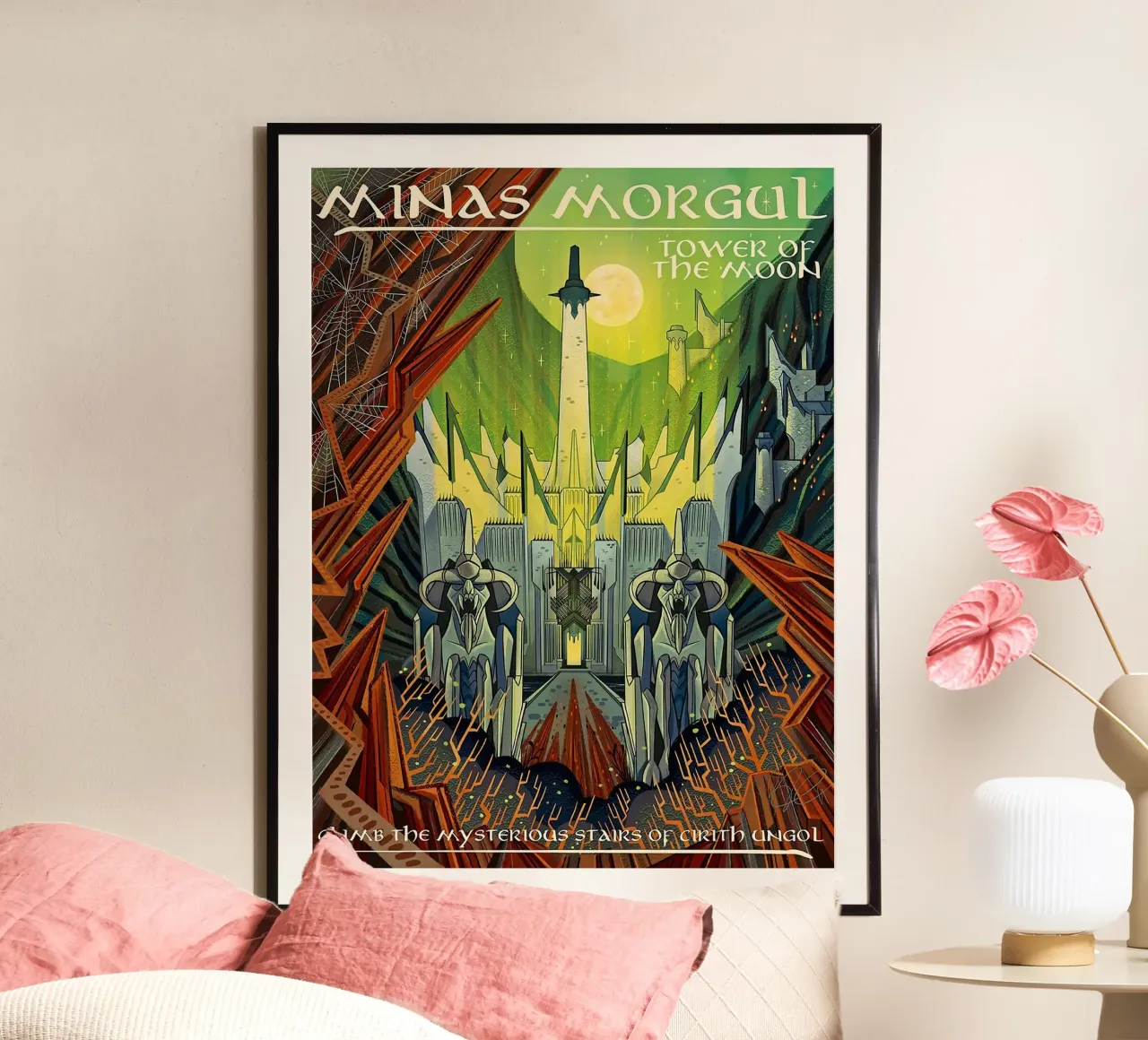 Minas Morgul Torre della Luna carta hahnemühle da Junkie Movie