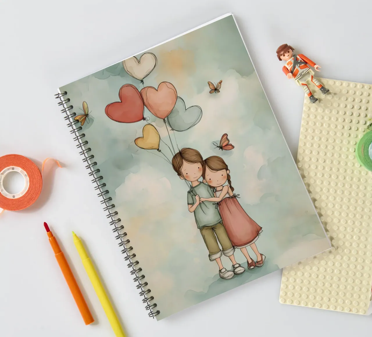 guardería del amor cuaderno de espiral de Imagine