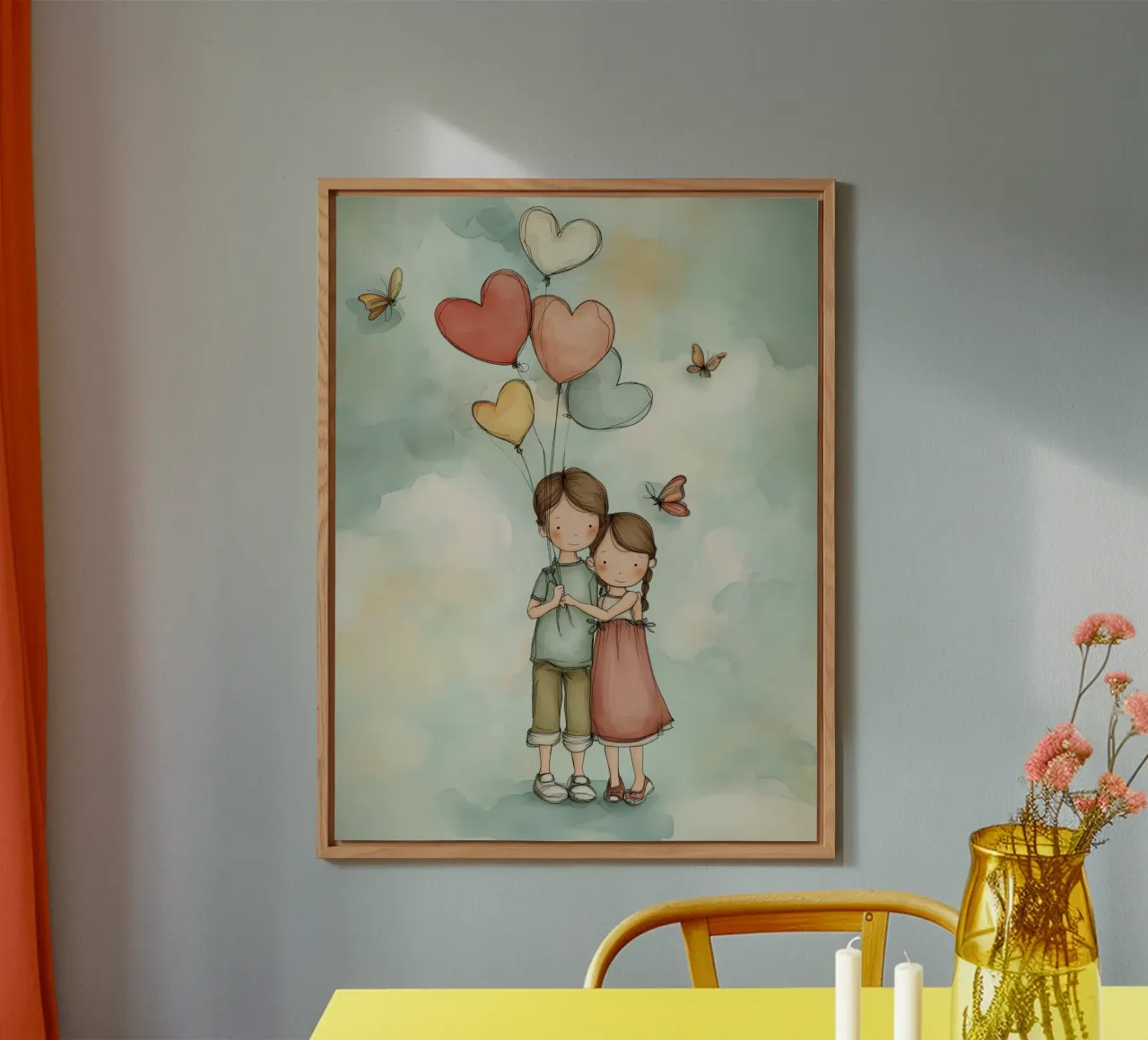 cameretta dell'amore alluminio dibond da Imagine