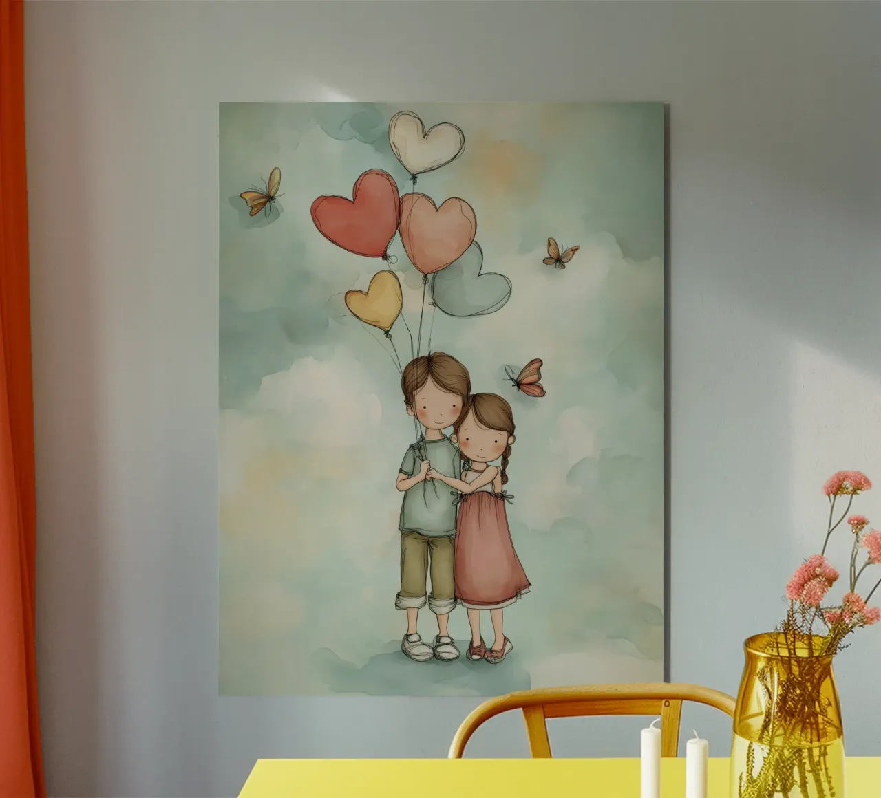 cameretta dell'amore alluminio dibond da Imagine