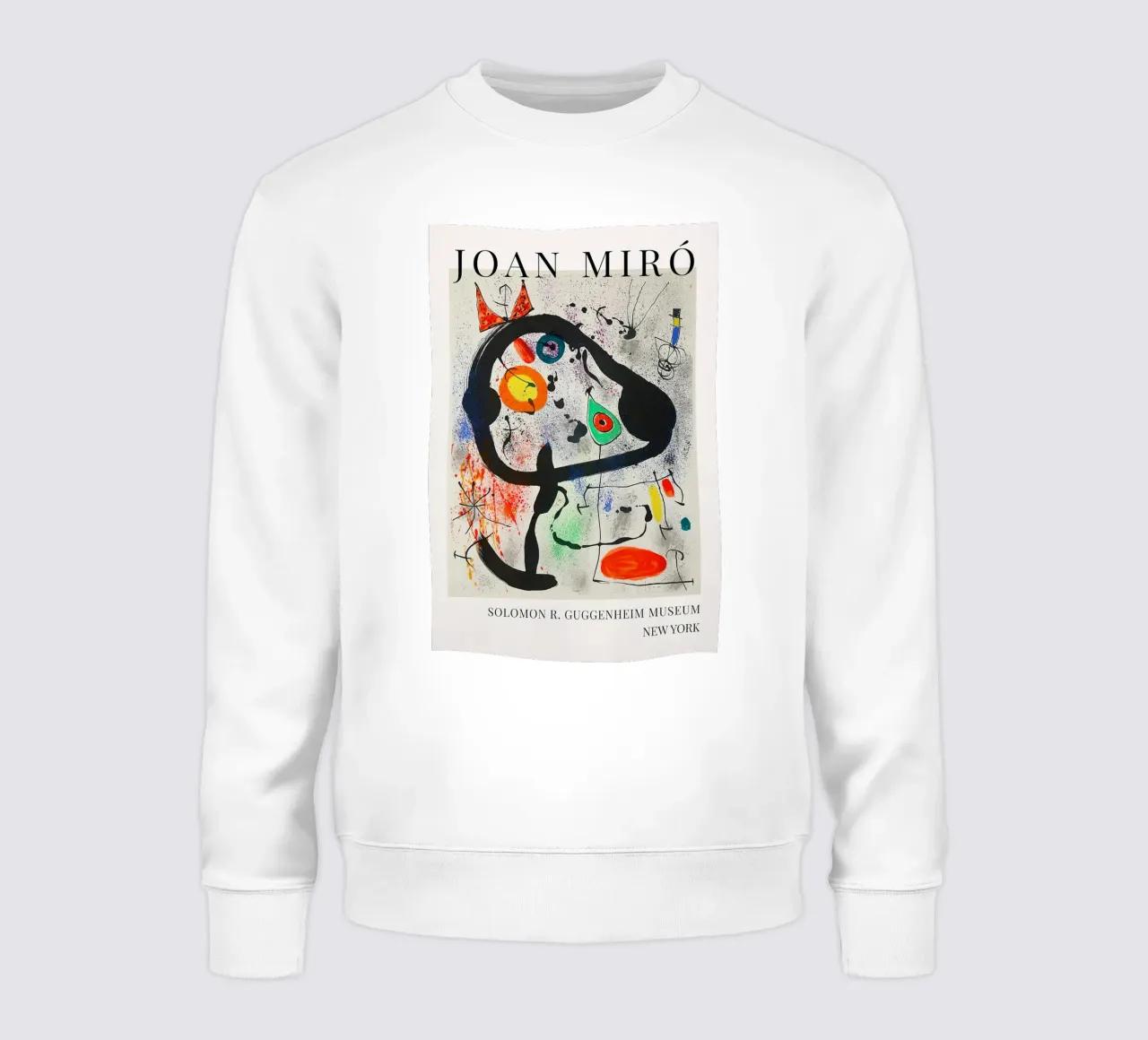 Joan Miro Exhibition Art Poster Vintage sweatshirt by phillipp veisenberg