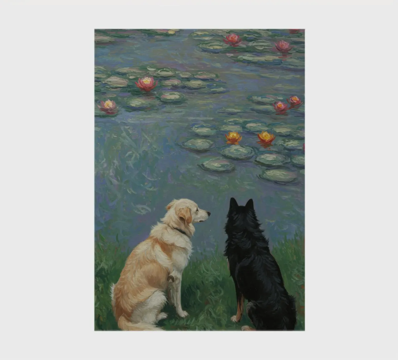 Cani e ninfee di Monet diario da Art Center