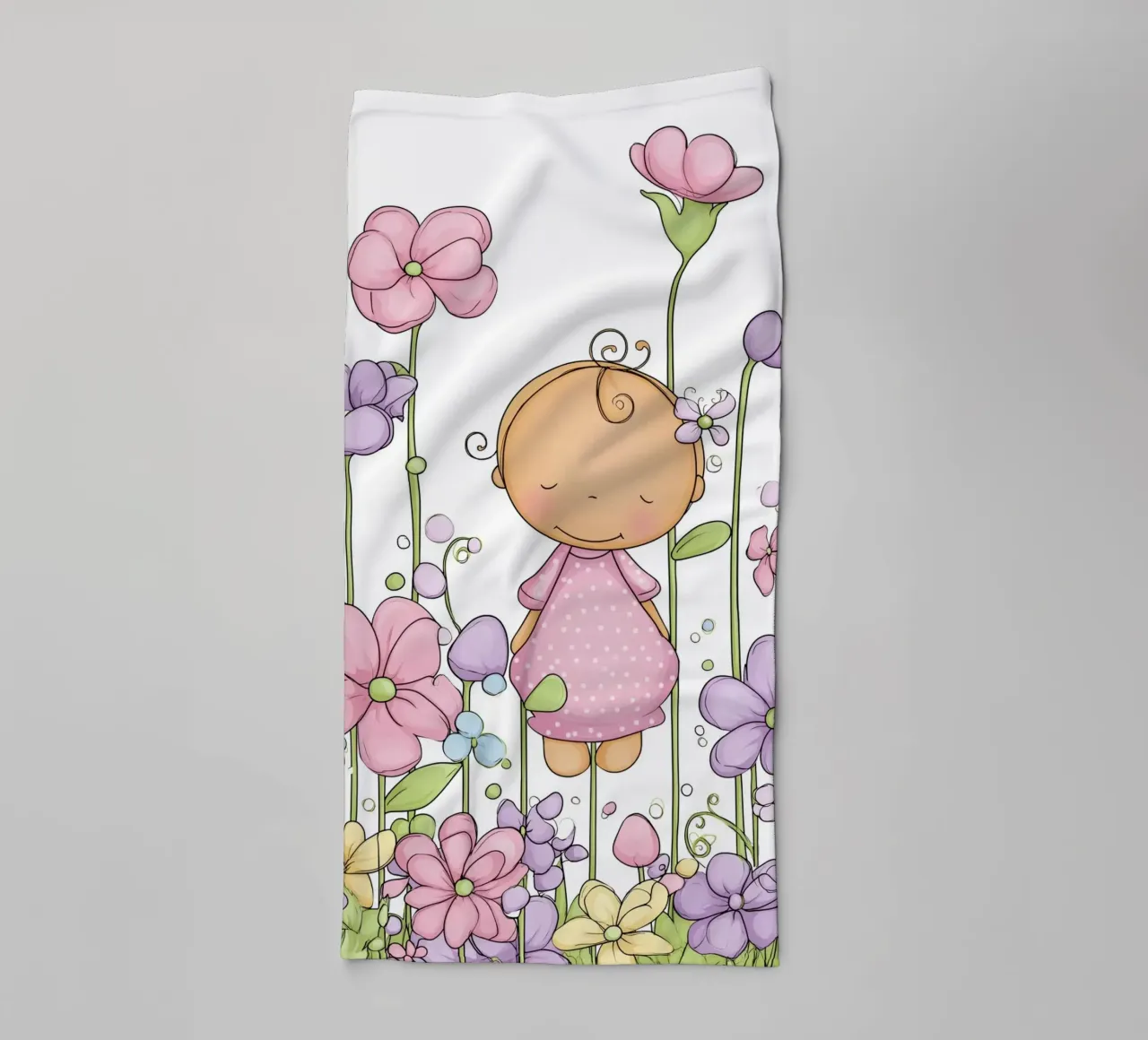 Vivaio di fiori asciugamano da bagno da Imagine