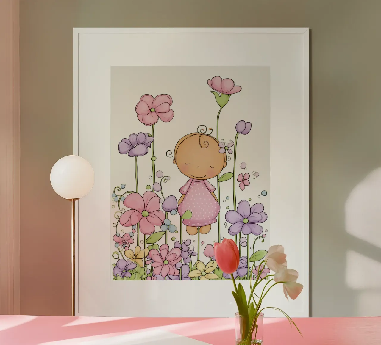 Vivaio di fiori carta hahnemühle da Imagine