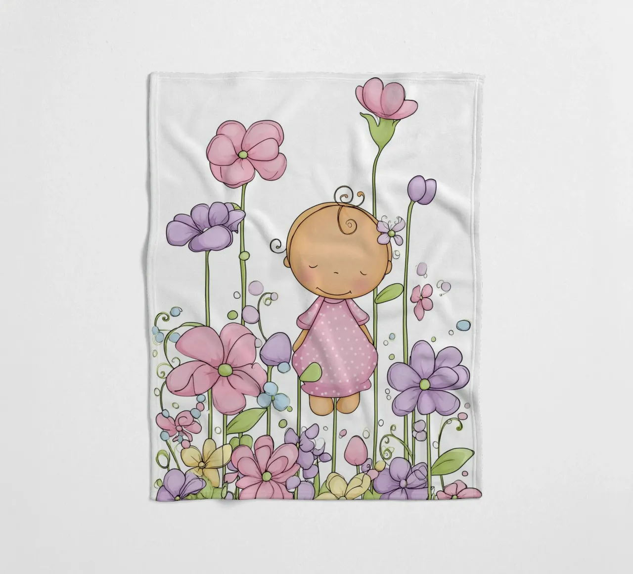 Vivaio di fiori coperta in pile da Imagine