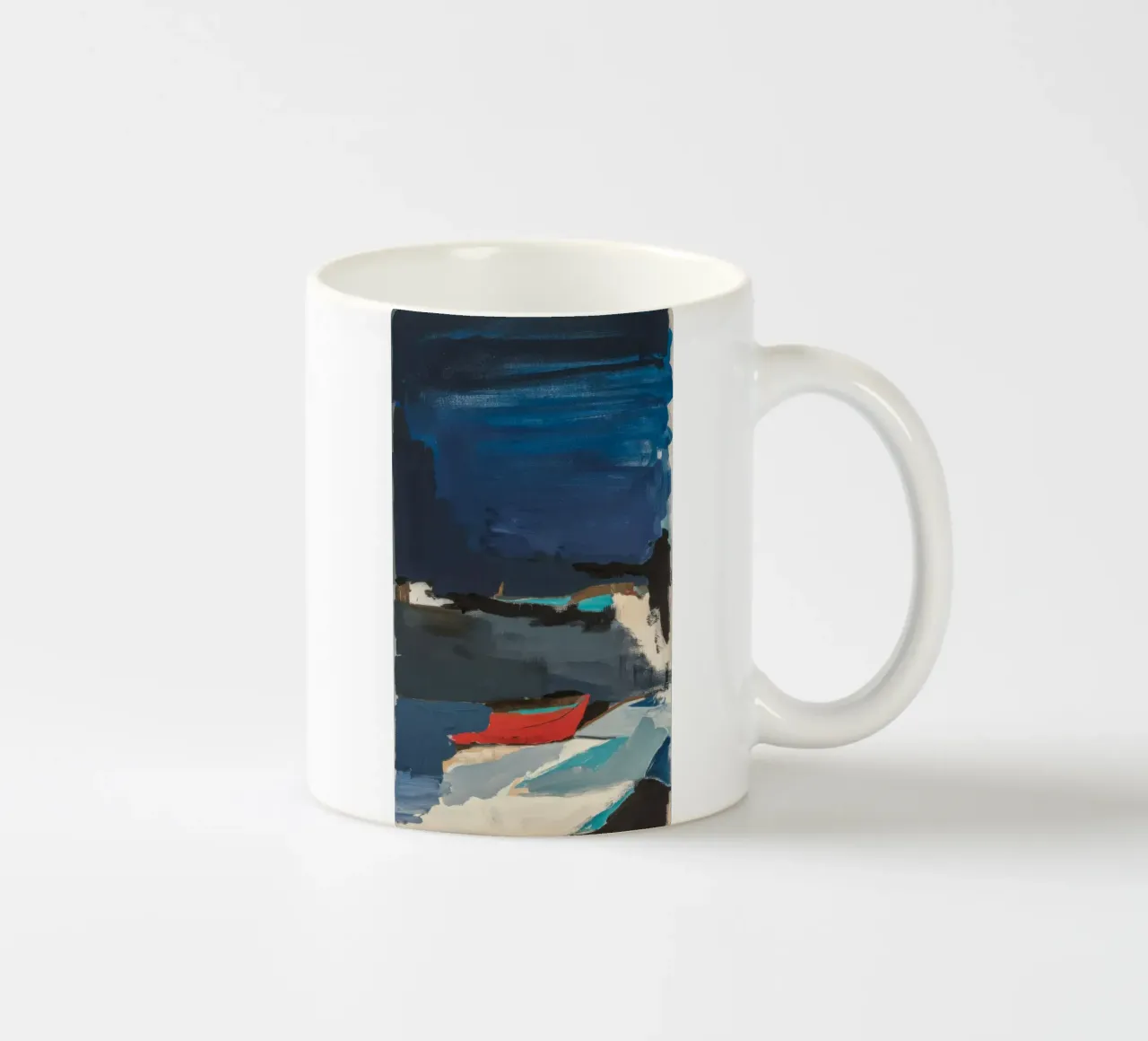 Orizzonte Azzurro Calma tazza in ceramica da Sublime Layers