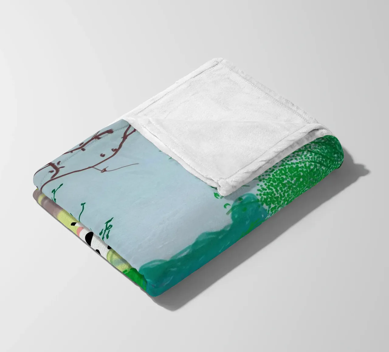 mucca yosemite coperta in pile da khanrosie