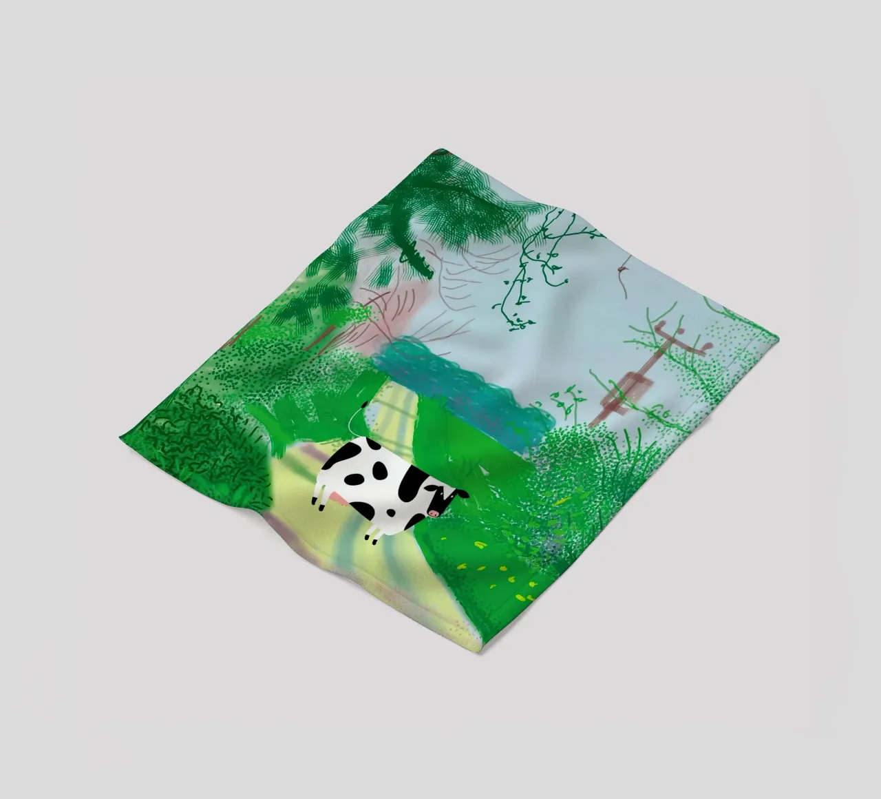 mucca yosemite coperta in pile da khanrosie