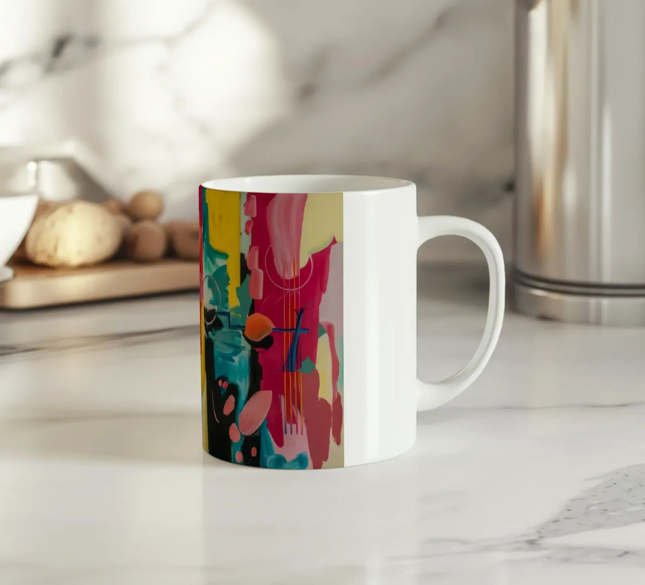 Cromatico Twin Burst tazza in ceramica da Sublime Layers