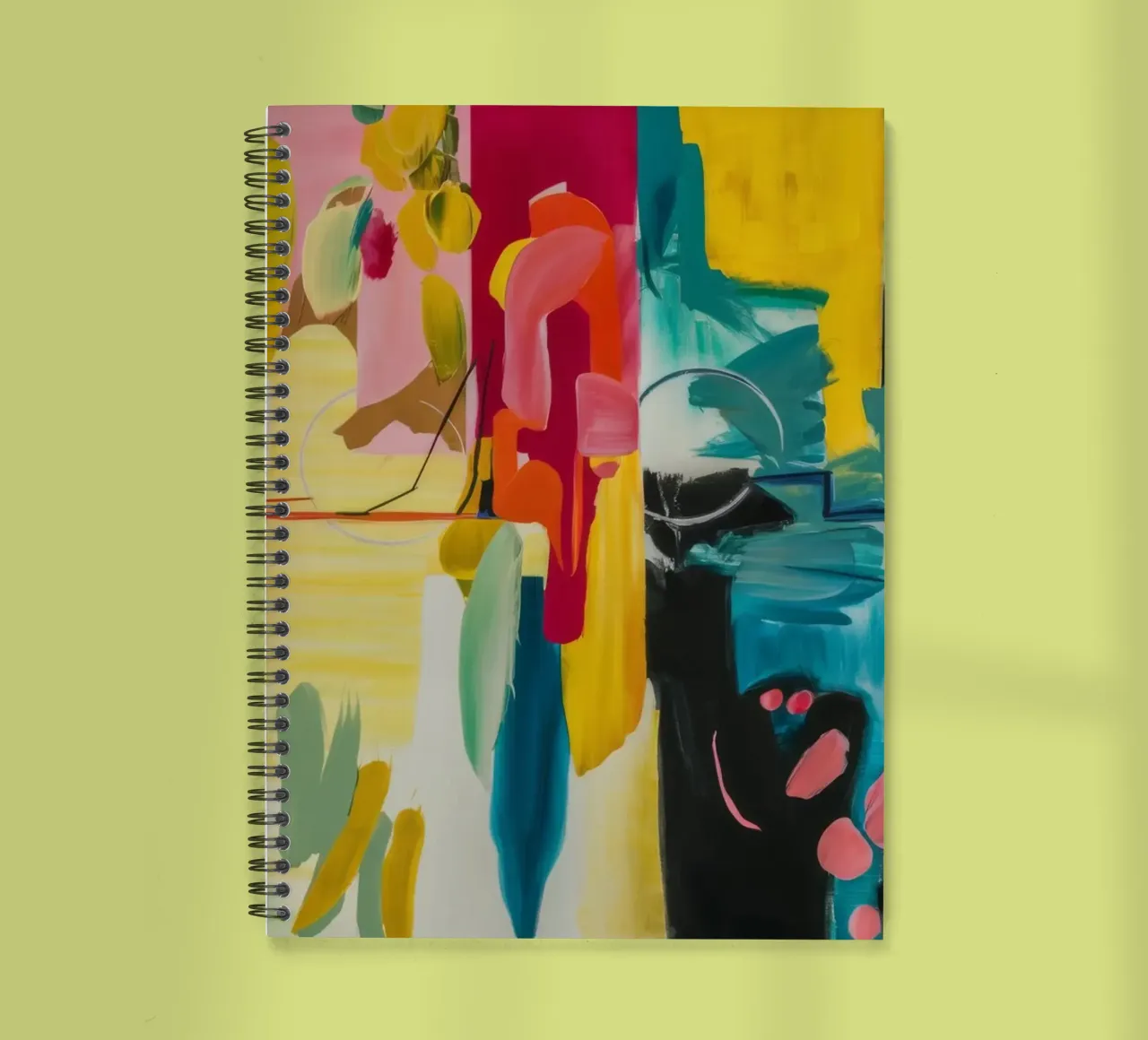 Chromatic Twin Burst spiral notebook by Sublime Layers