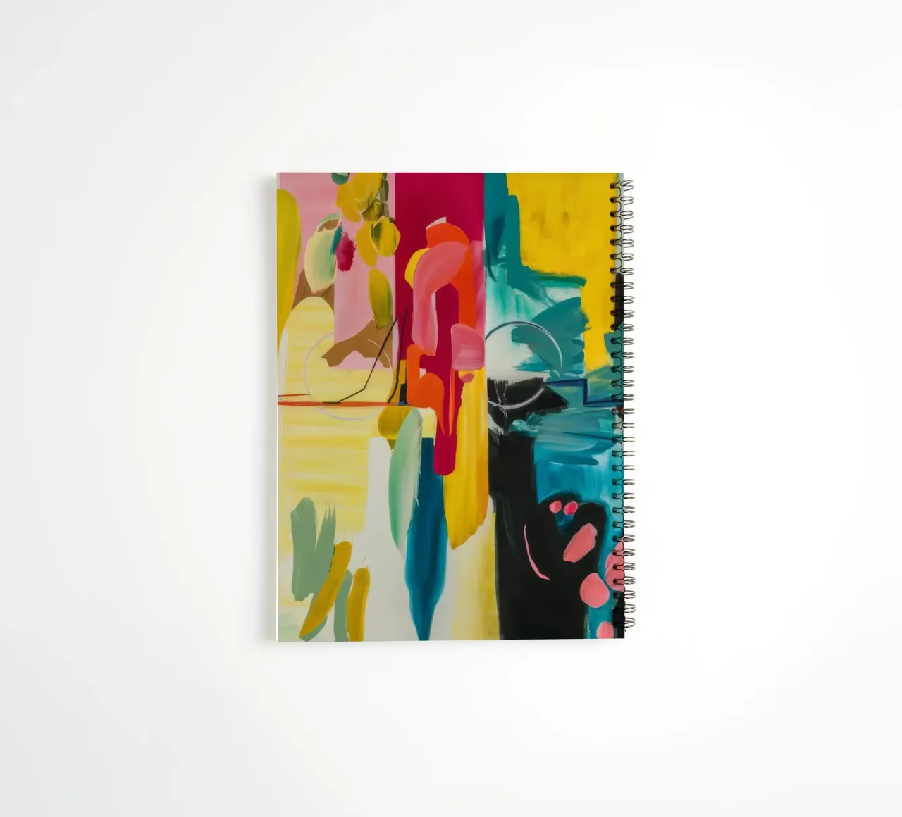 Chromatic Twin Burst spiral notebook by Sublime Layers