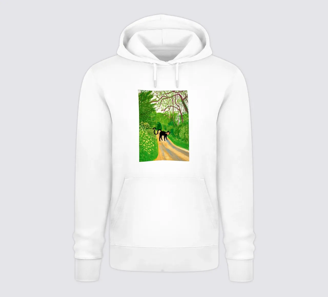 scimmia yosemite felpa con cappuccio da khanrosie