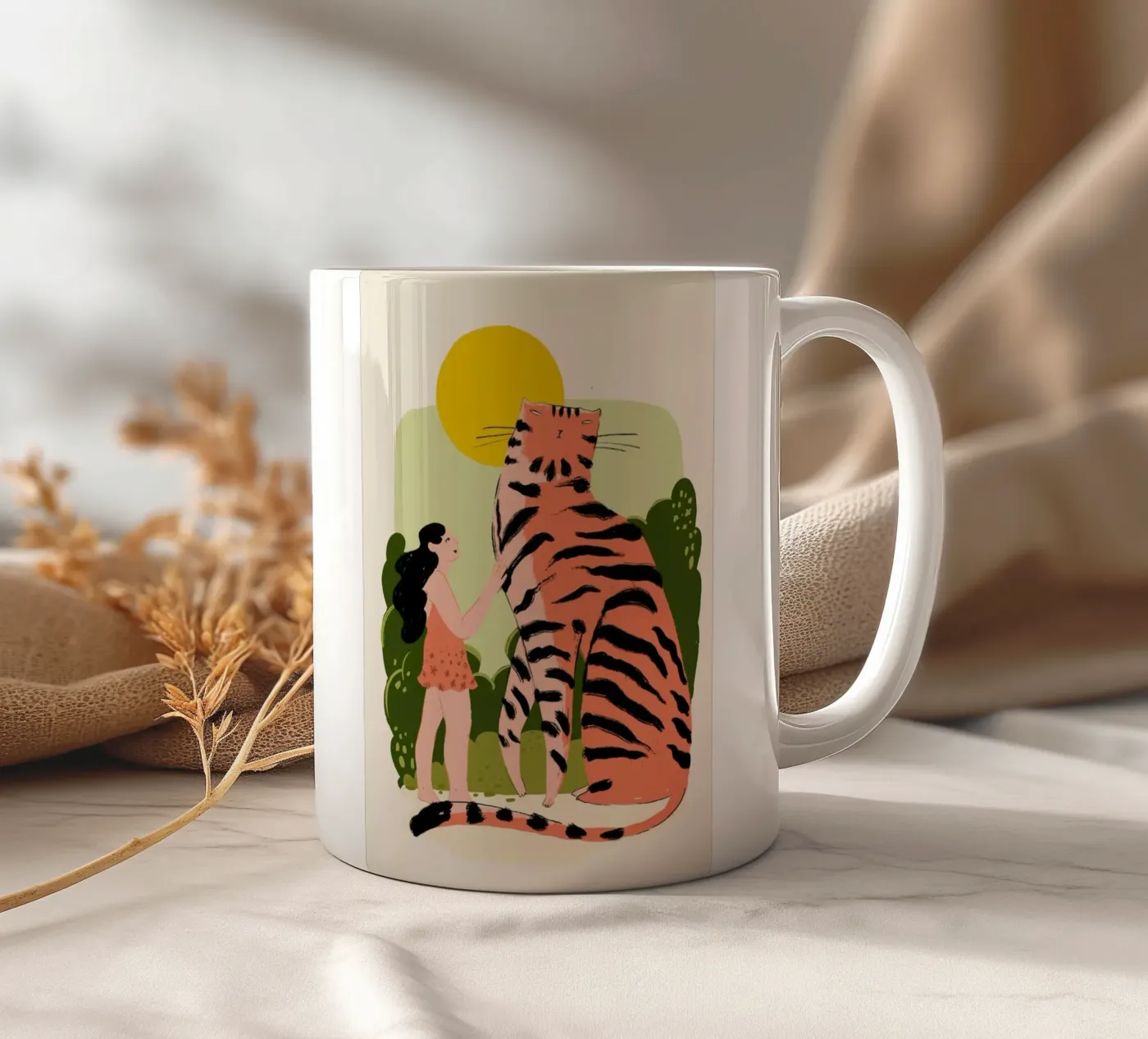 Kitty ceramic mug by Studio One