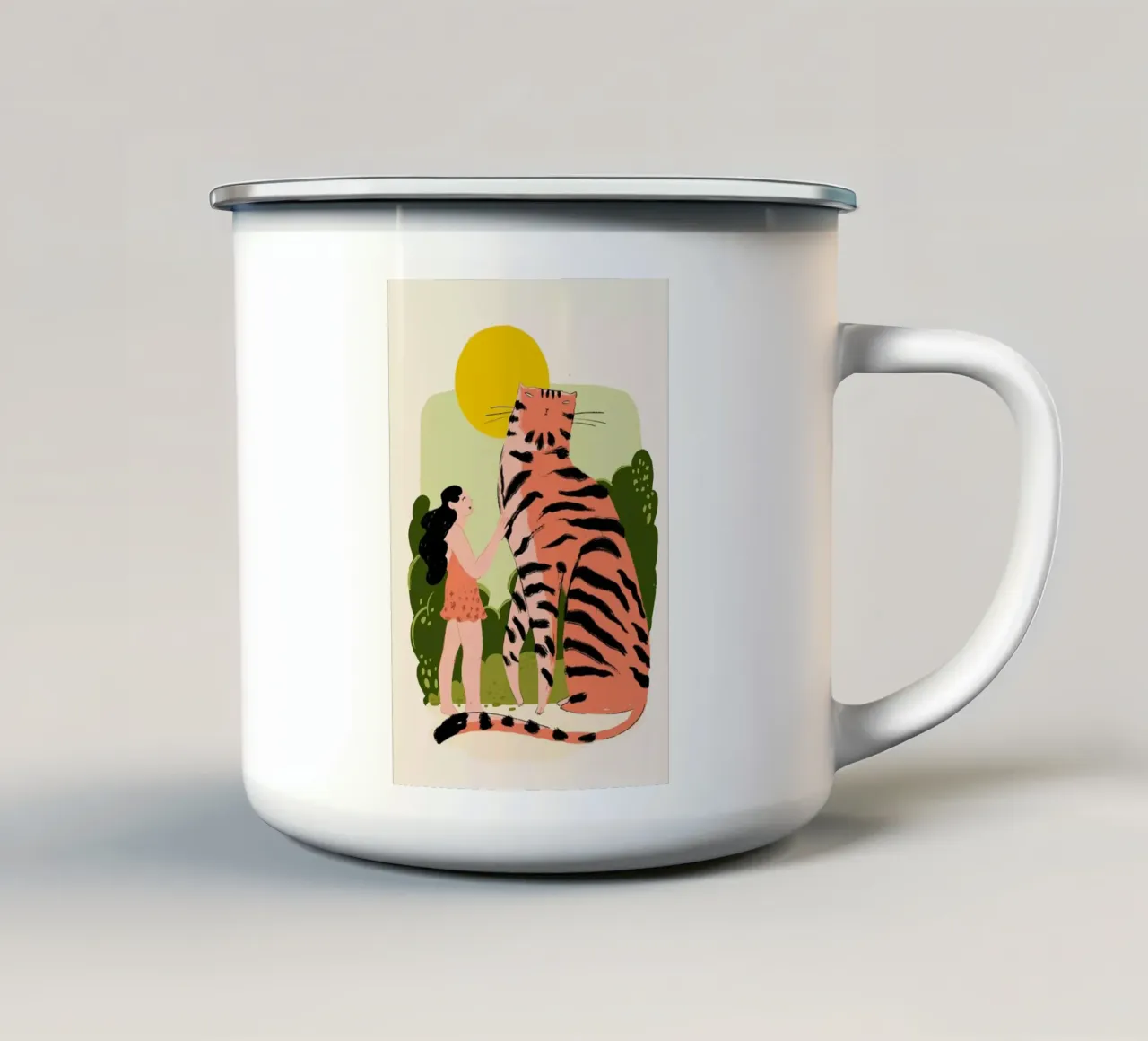 Kitty tazza in smalto da Studio One