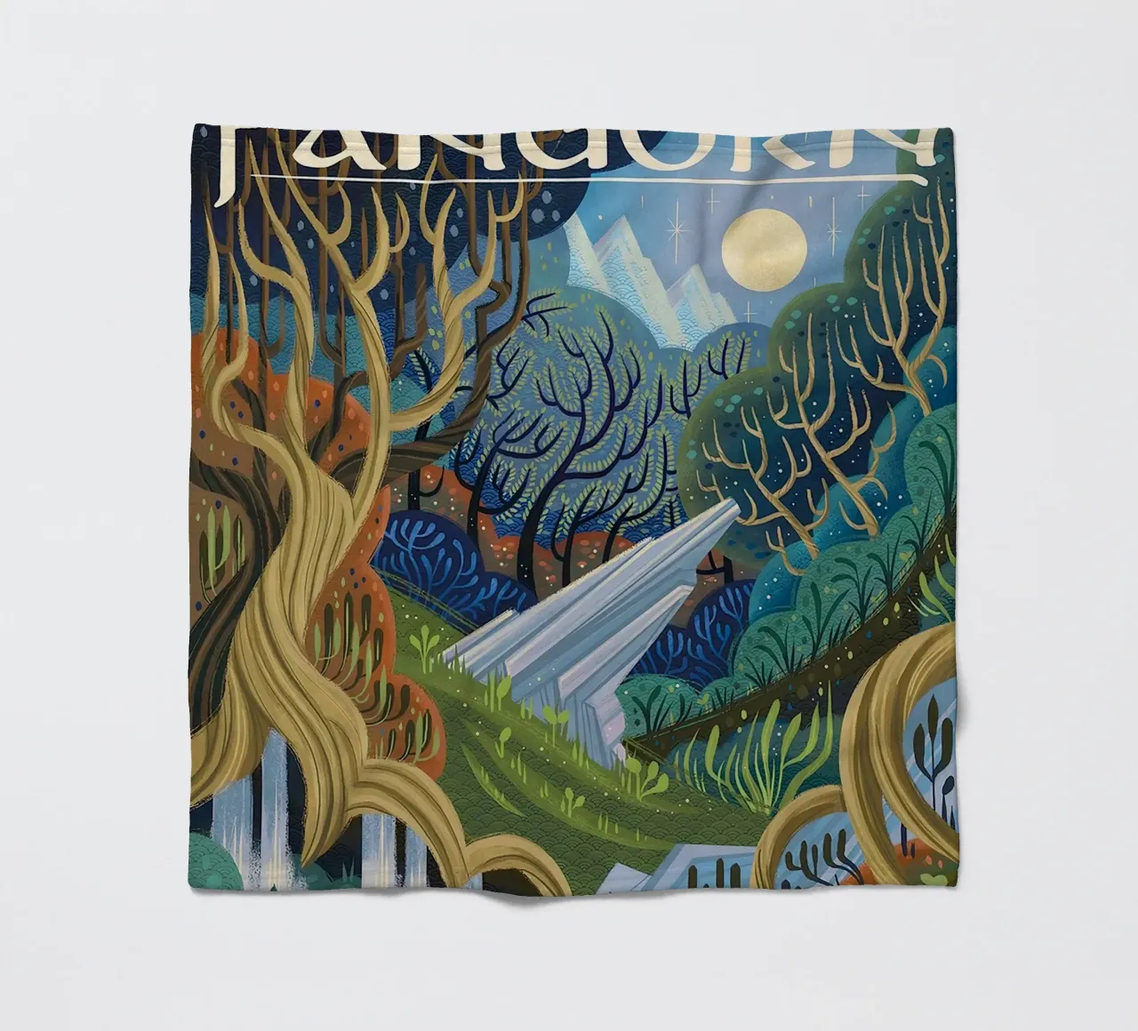 Discover Fangorn fleece blanket by Junkie Movie