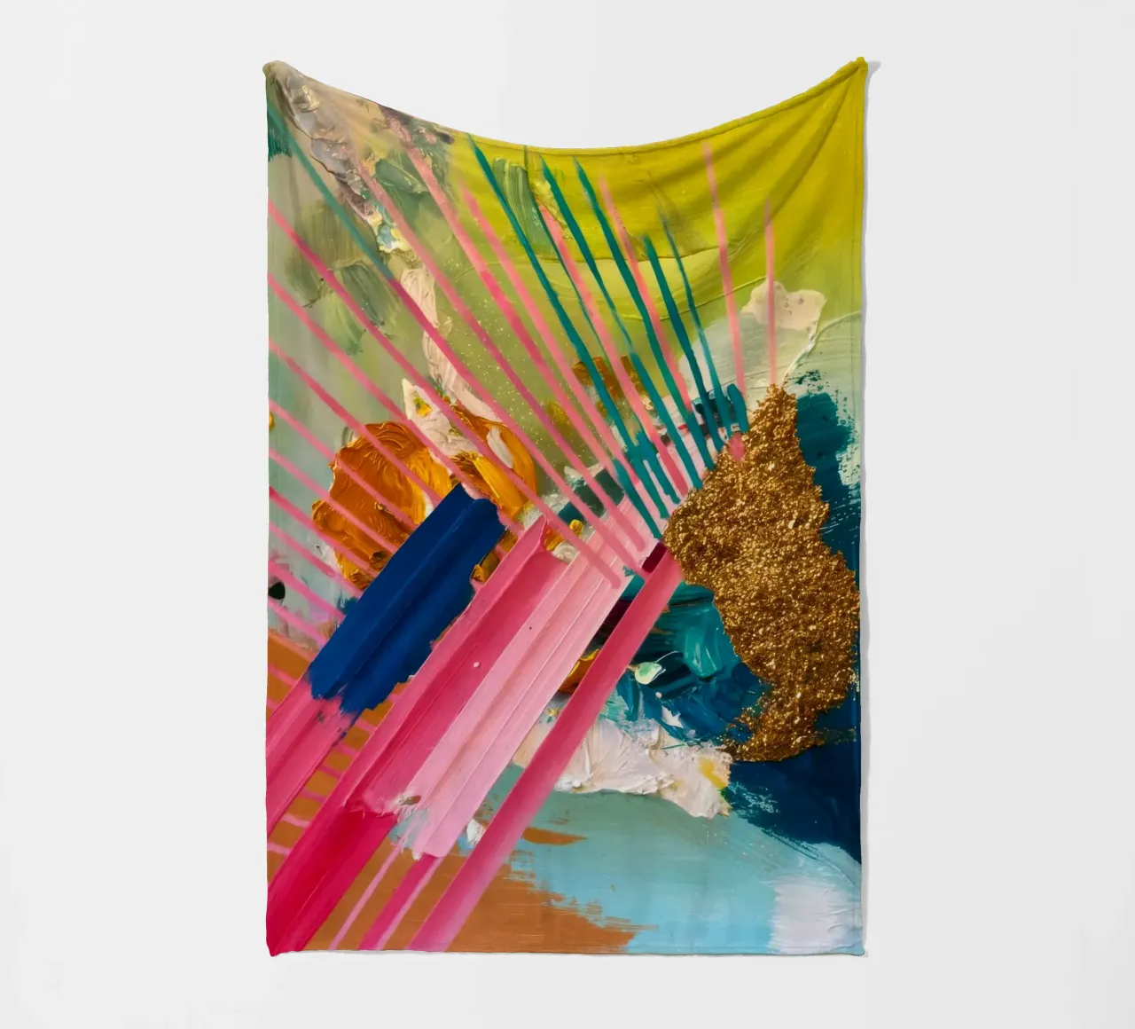 Esplosione di raggi dorati coperta in pile da Sublime Layers