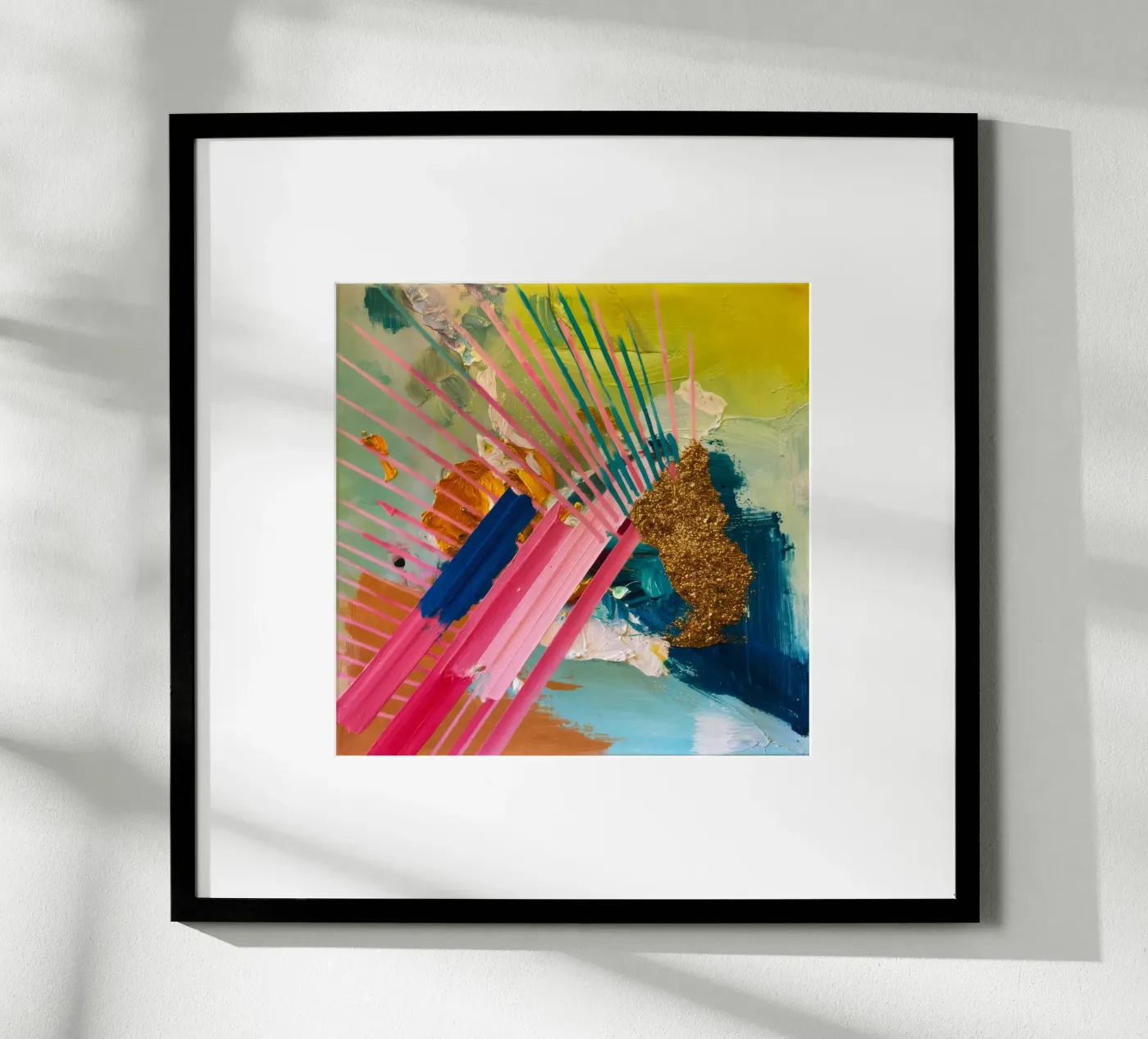 Gilded Ray Explosion poster by Sublime Layers
