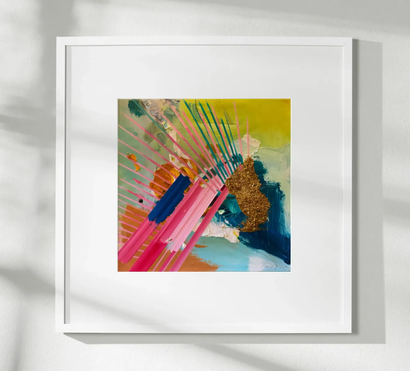 Gilded Ray Explosion poster by Sublime Layers