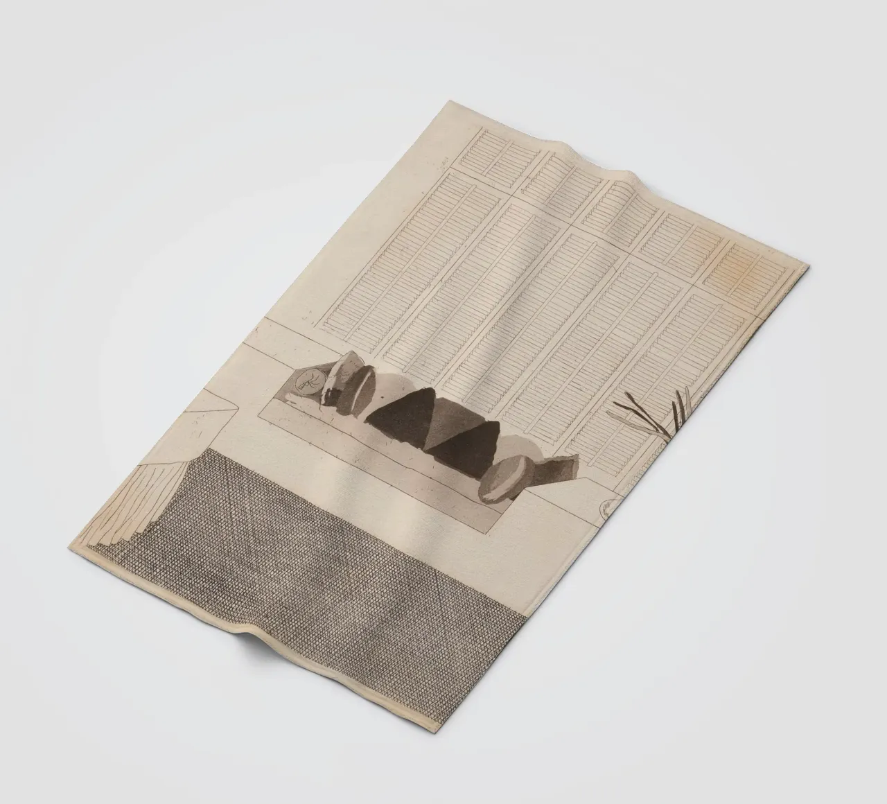 cuscini di david hockney 1968 coperta in pile da khanrosie