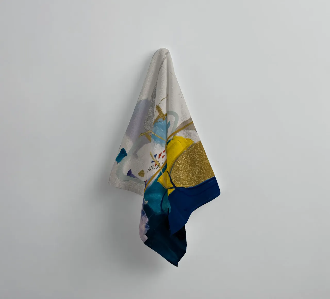 Azure Geometric Rift asciugamano da bagno da Sublime Layers