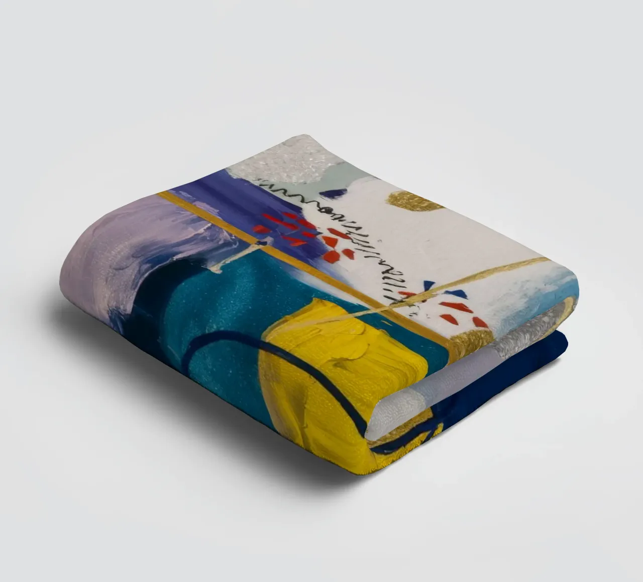 Azure Geometric Rift asciugamano da bagno da Sublime Layers