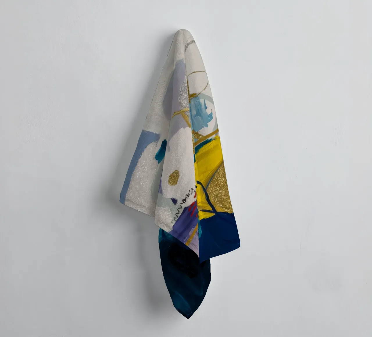 Azure Geometric Rift asciugamano da bagno da Sublime Layers
