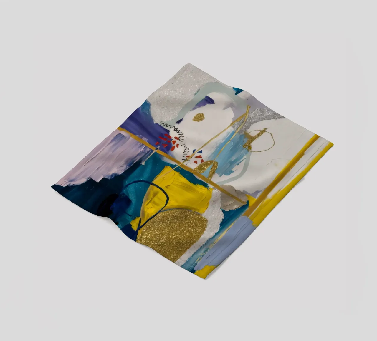 Azure Geometric Rift coperta in pile da Sublime Layers