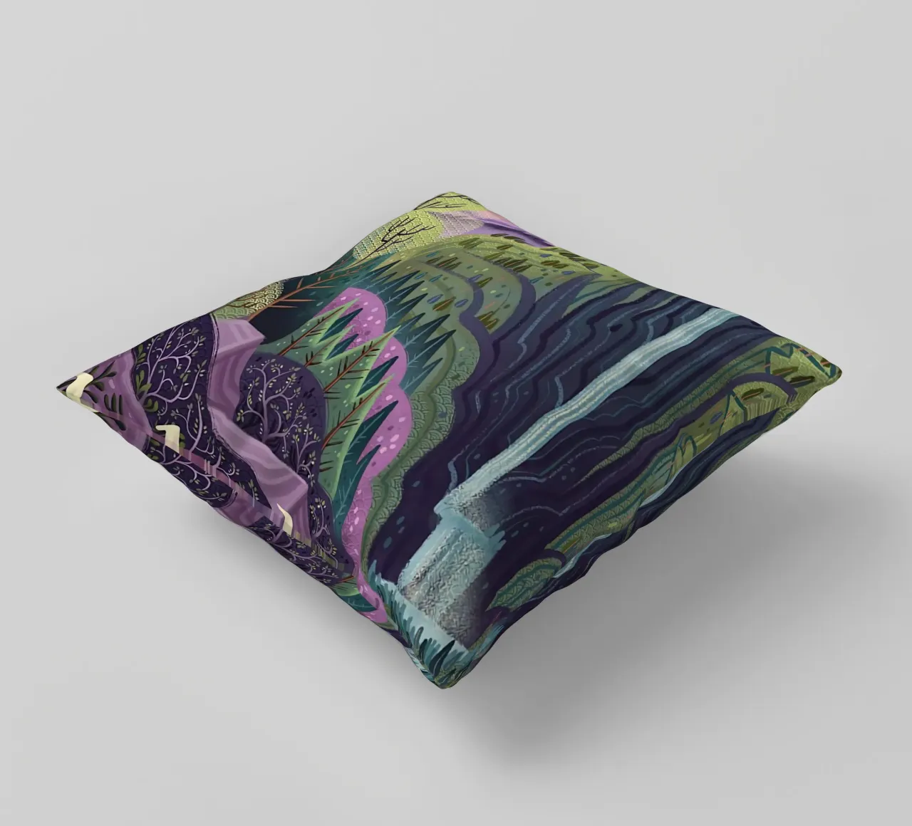 Ithilien Henneth Annun The Window on the West decorative cushion by Junkie Movie