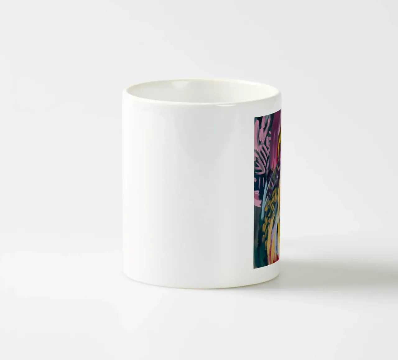 Fioritura del vortice d'oro tazza in ceramica da Sublime Layers
