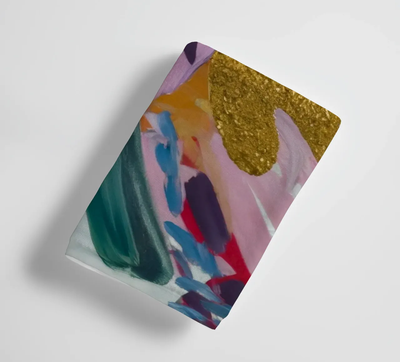 Golden Vortex Bloom towel by Sublime Layers