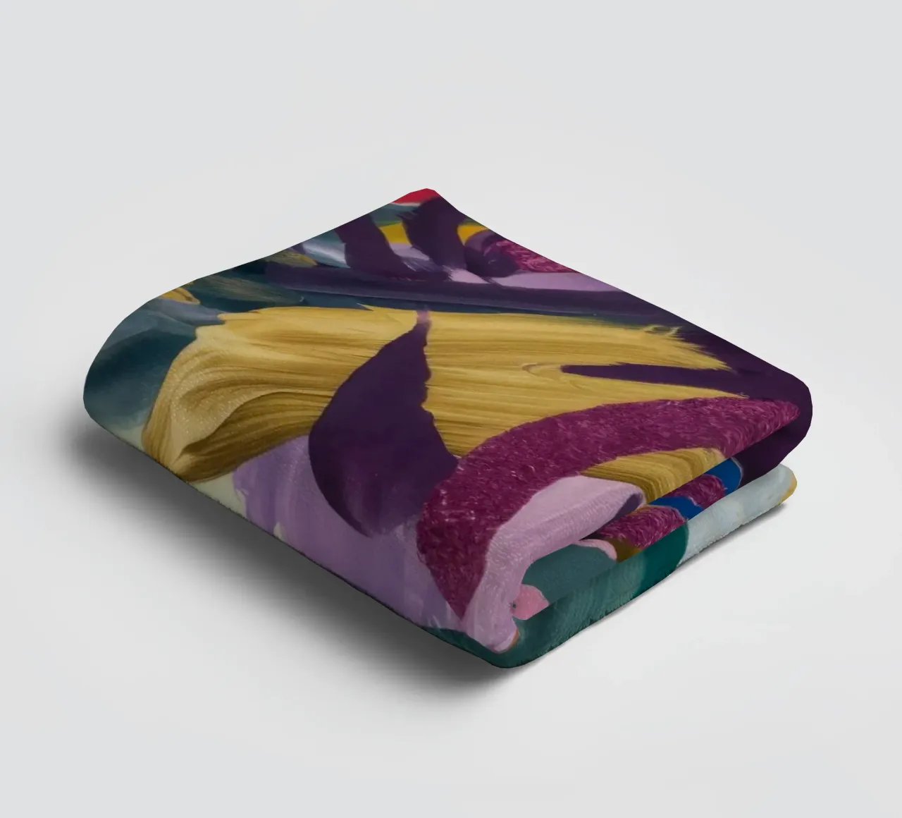 Golden Vortex Bloom towel by Sublime Layers