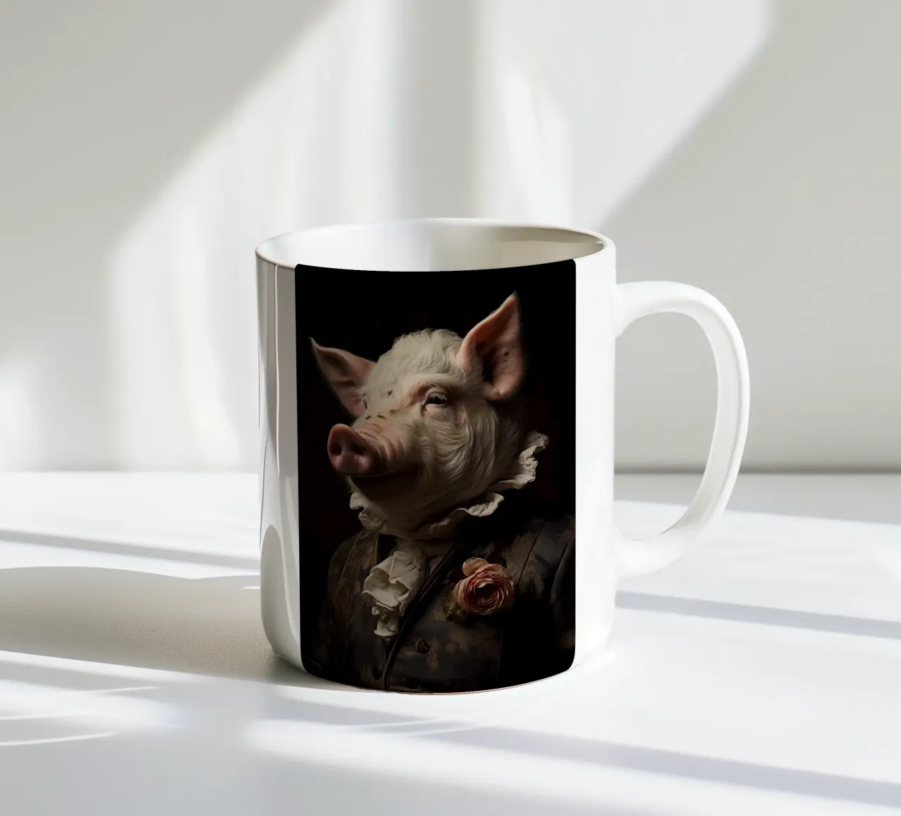 Un maiale vestito tazza in ceramica da Imagine