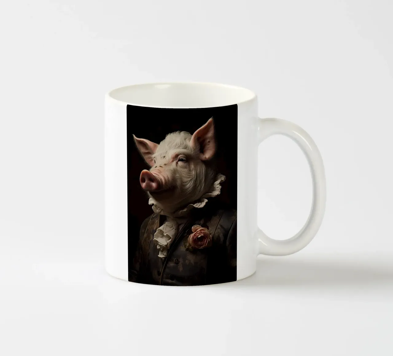 Un maiale vestito tazza in ceramica da Imagine