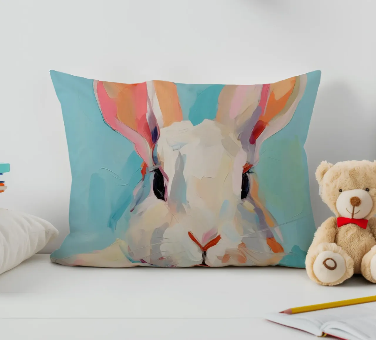 Vivaio di conigli cuscino da Imagine