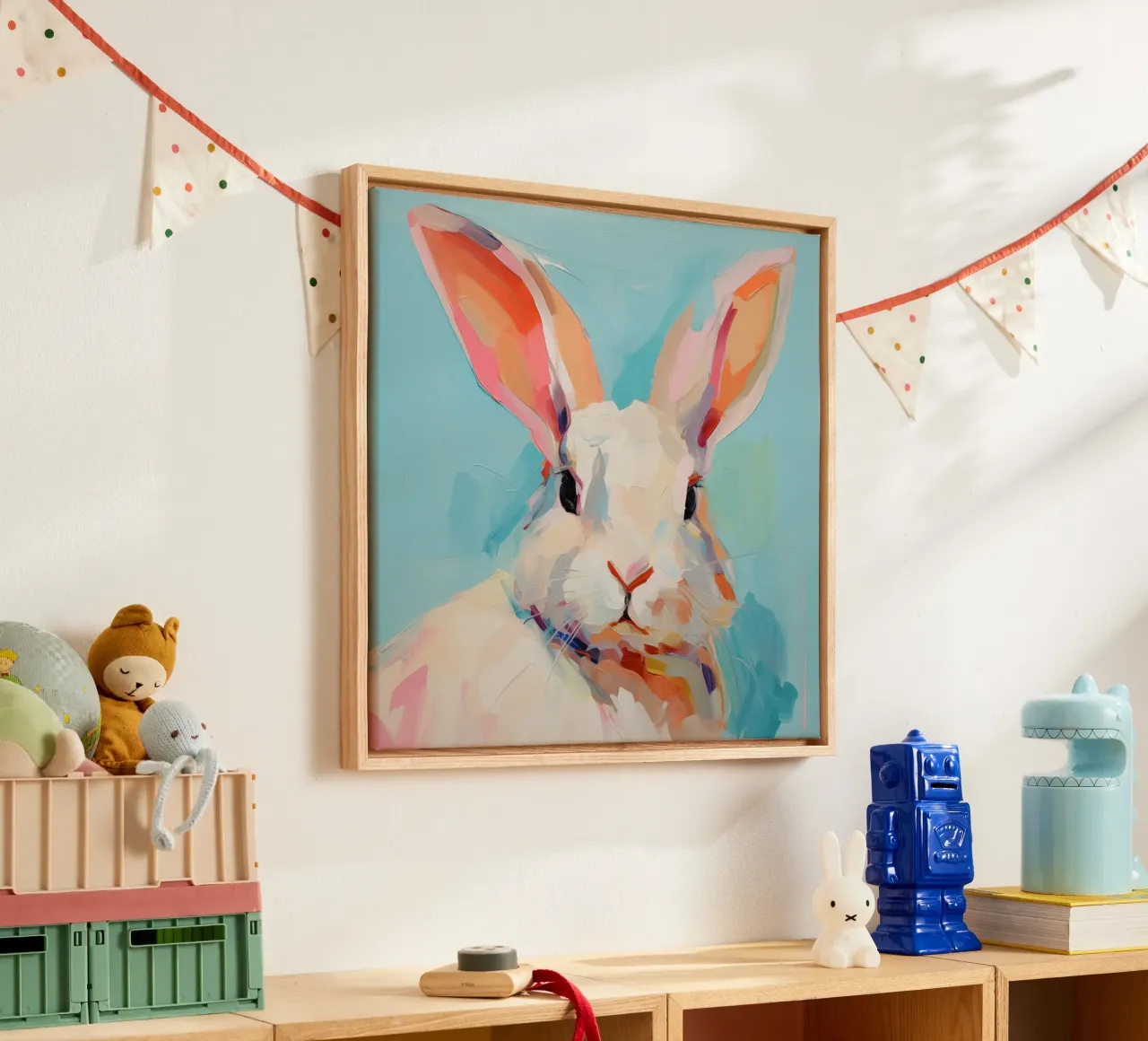 Rabbit nursery canvas by Imagine