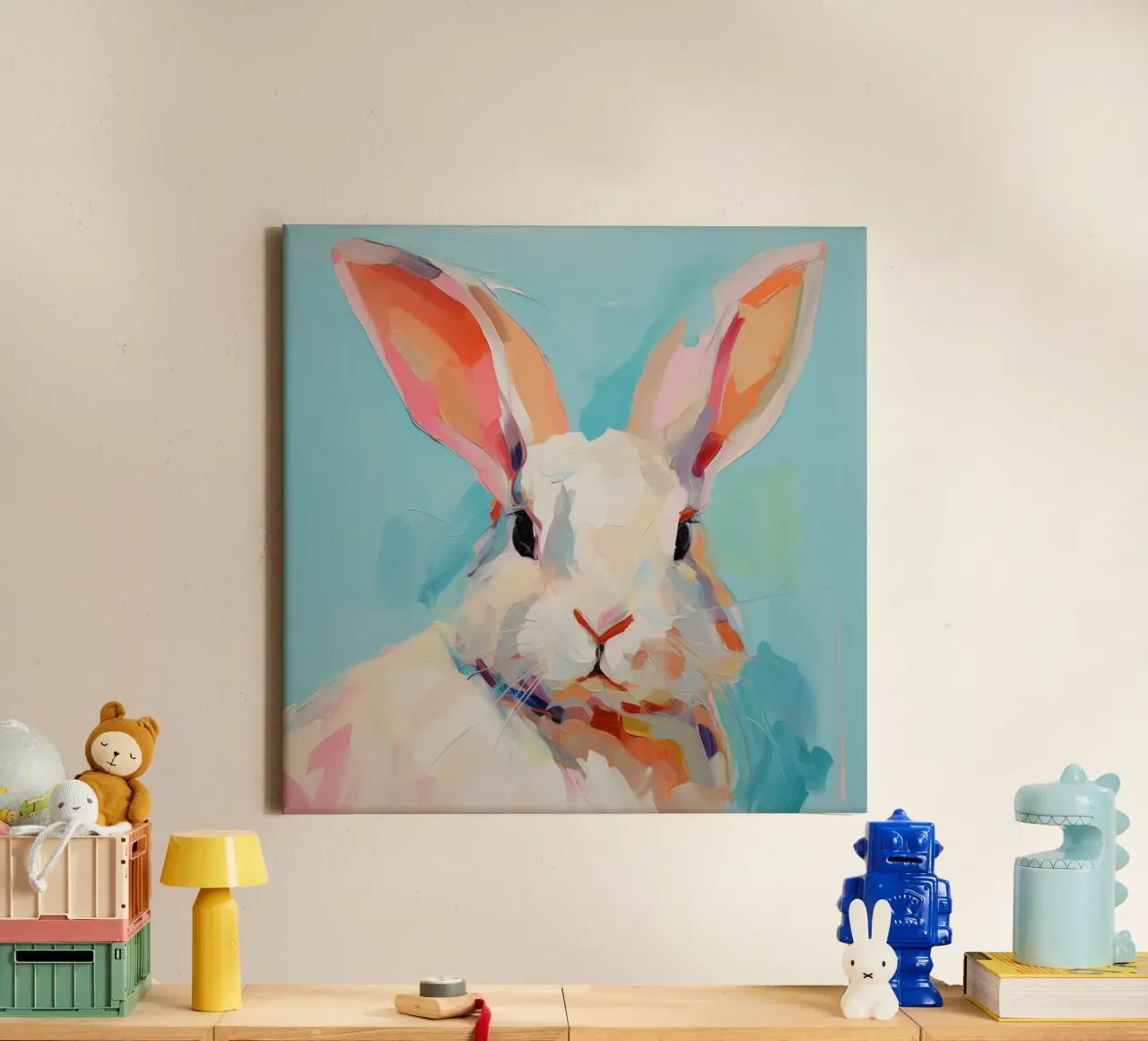 Rabbit nursery canvas by Imagine