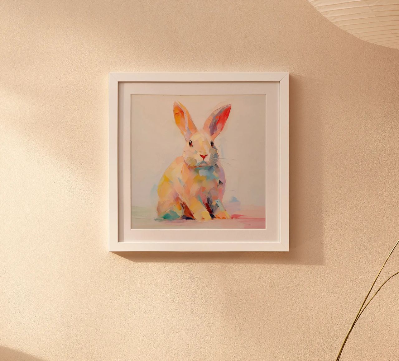 Kaninchen Kinderstube Poster von Imagine