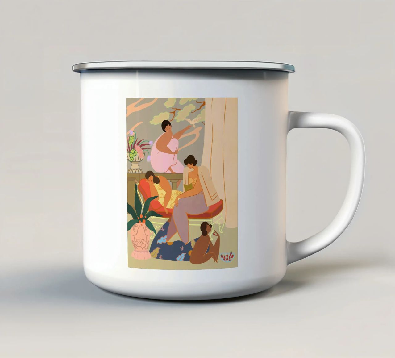Ladies of Leisure tazza in smalto da Arty Guava