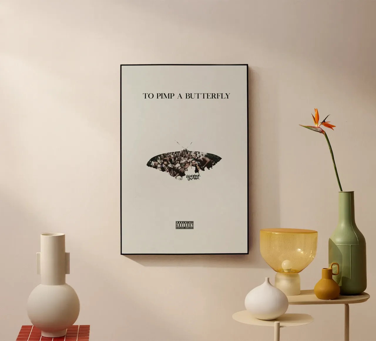To Pimp a Butterfly plexiglass da Attaboy Dsgn