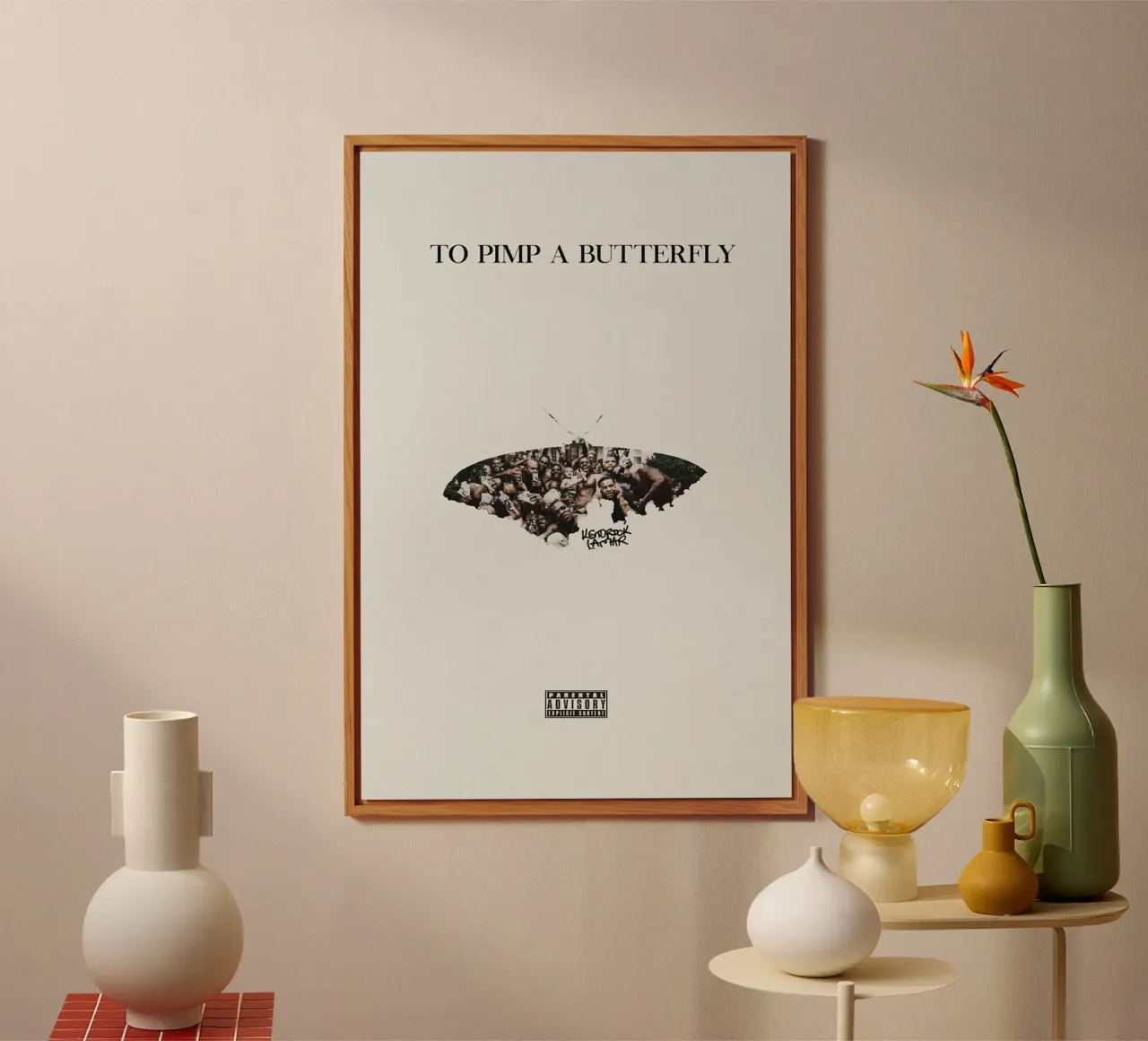 To Pimp a Butterfly alluminio dibond da Attaboy Dsgn