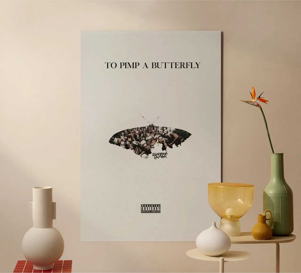 To Pimp a Butterfly alluminio dibond da Attaboy Dsgn
