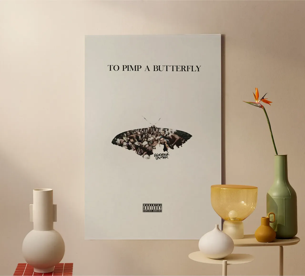To Pimp a Butterfly canvas by Attaboy Dsgn