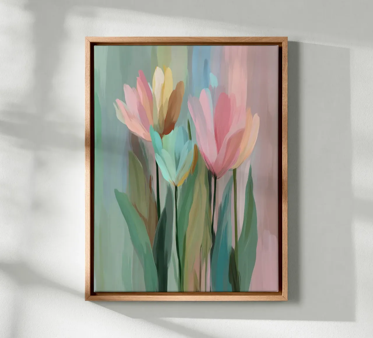 Topen abstract tela con Cornice a cassetta da Imagine