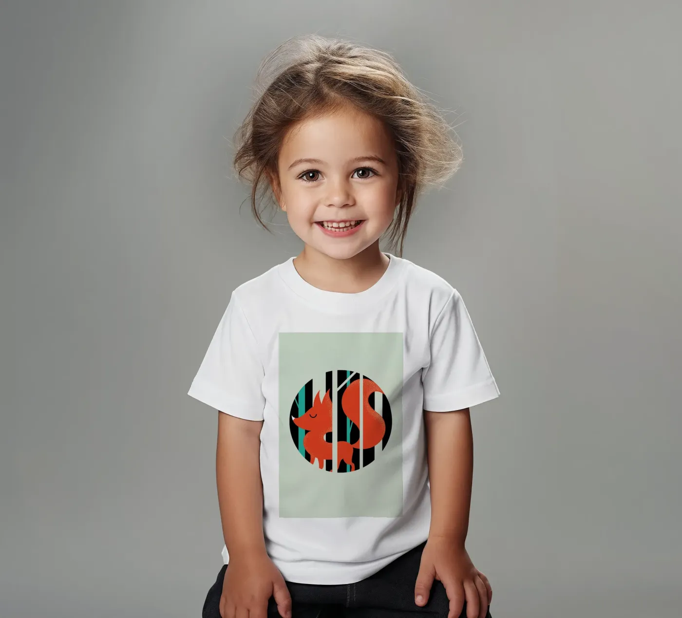 Fox t-shirt bambini da Doozal