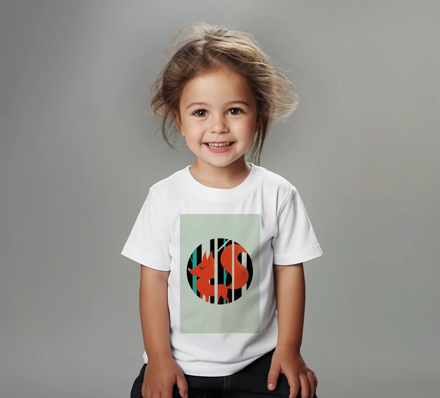 Fox t-shirt bambini da Doozal