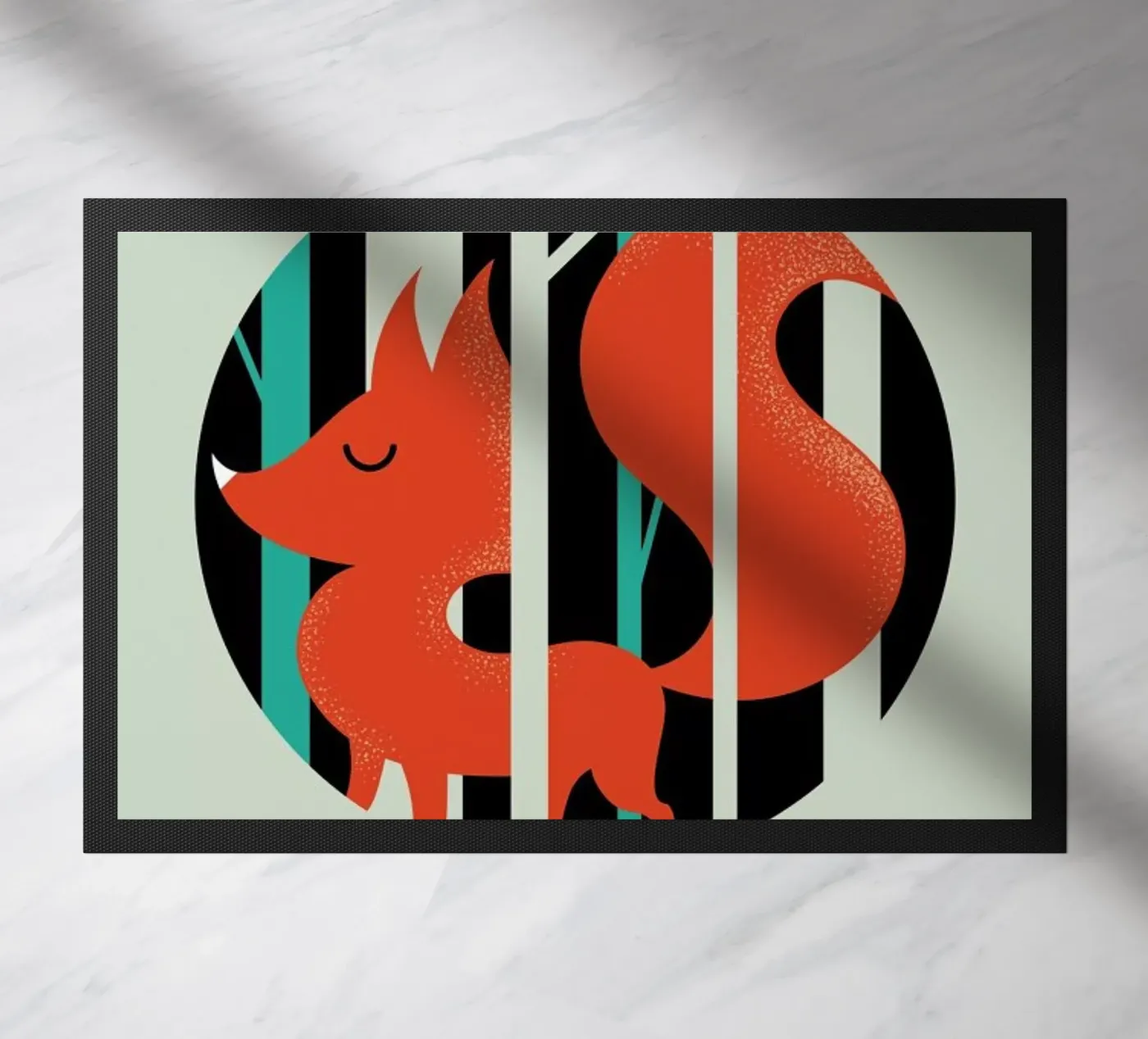 Fox Fußmatte von Doozal