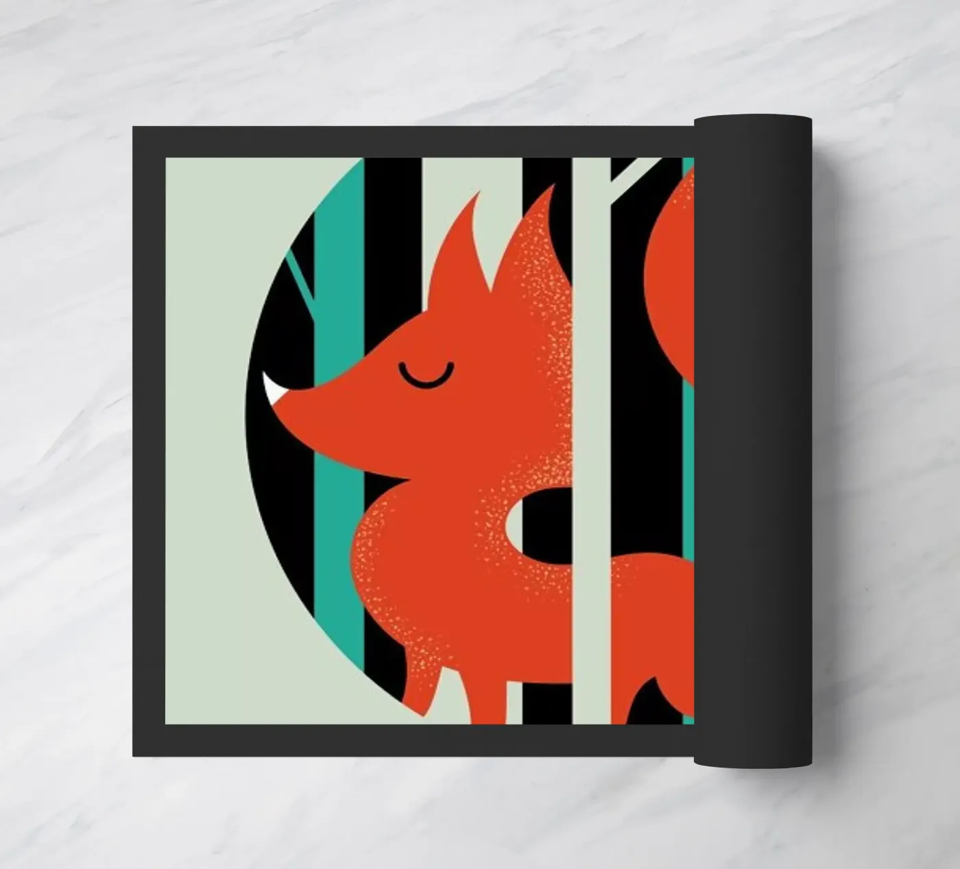 Fox Fußmatte von Doozal
