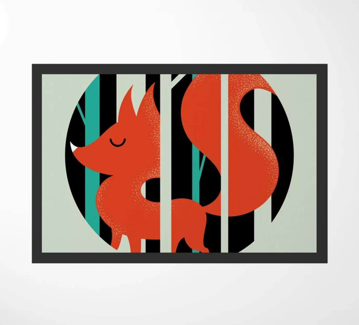 Fox Fußmatte von Doozal