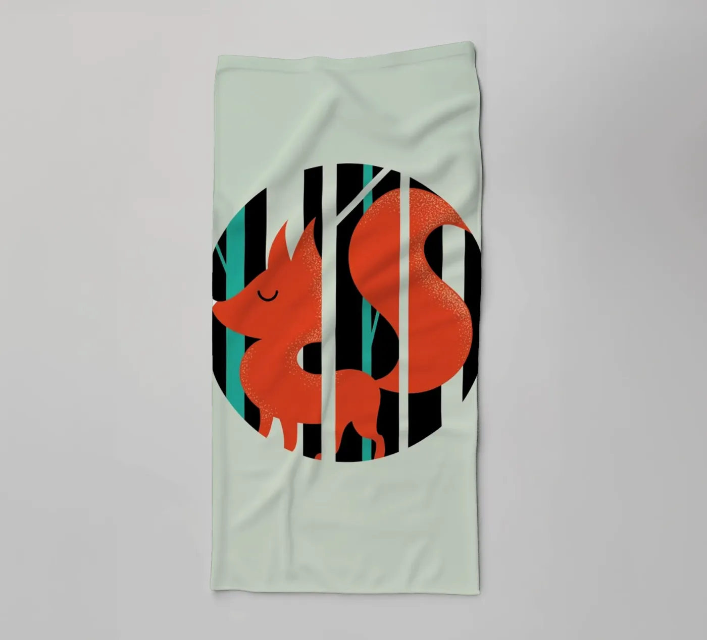 Fox badhanddoek van Doozal